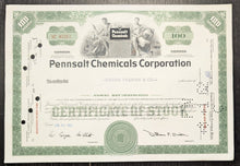 Load image into Gallery viewer, Vintage Stock Certificate Lot - Railroad, Airways, Chemicals, &amp; More - 7 Pieces
