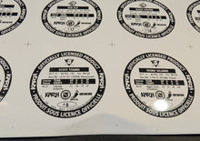 Load image into Gallery viewer, 1996-97 NHL Hockey Collectible Medallion Uncut Metal Sheet Black Frame
