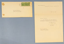 Load image into Gallery viewer, 1947 Henry Morgenthau Jr. TLS Sign by H. S. Kiotz
