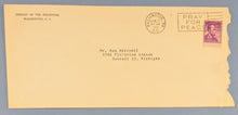 Load image into Gallery viewer, 1959 Embassy of Philippines Envelope to USA - PRAY FOR PEACE Postmark Diplomatic
