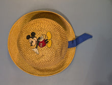 Load image into Gallery viewer, Vintage Disney Mickey Mouse Straw Hat Child Size
