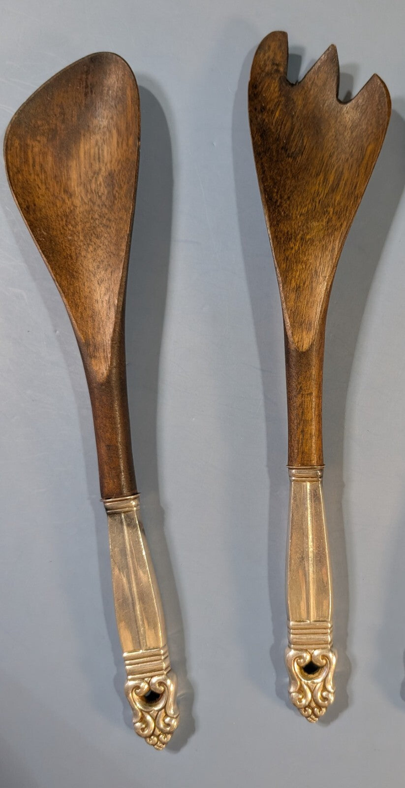 International Silver Royal Danish Utensil Set - Salad Spoon & Fork