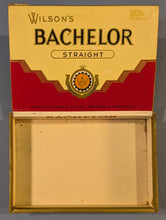Load image into Gallery viewer, Vintage Wilson's Bachelor Straight Cigar Box - Canada Tax Stamp
