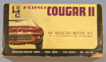 Load image into Gallery viewer, Vintage IMC Ford Cougar II Concept Car Model Kit
