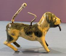 Load image into Gallery viewer, Vintage Japan Hunting Dog Wind Up Toy - Bee Graphic
