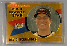 Load image into Gallery viewer, 2009 Topps Heritage Chrome Baseball Rookie Card - David Hernandez - CHR183 (B)
