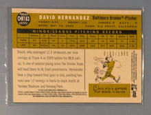 Load image into Gallery viewer, 2009 Topps Heritage Chrome Baseball Rookie Card - David Hernandez - CHR183 (B)
