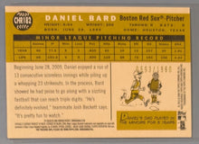Load image into Gallery viewer, 2009 Topps Heritage Chrome Baseball Rookie Card - Daniel Bard - CHR182 (D)
