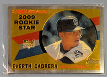 Load image into Gallery viewer, 2009 Topps Heritage Chrome Rookie Star Card - Everth Cabrera - CHR200
