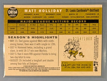 Load image into Gallery viewer, 2009 Topps Heritage Baseball Card - Matt Holliday - CHR164 (D)
