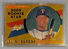 Load image into Gallery viewer, 2009 Topps Heritage Chrome Baseball Rookie Card - Julio Borbon - CHR187
