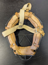 Load image into Gallery viewer, Vintage REACH Wire Catcher’s Mask 1940s-50s Baseball Canada Leather Strap
