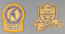 Load image into Gallery viewer, Vintage Hockey Patches Lot - Port Dover &amp; Counties
