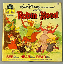 Load image into Gallery viewer, Walt Disney Productions Story of Robin Hood Book &amp; Record

