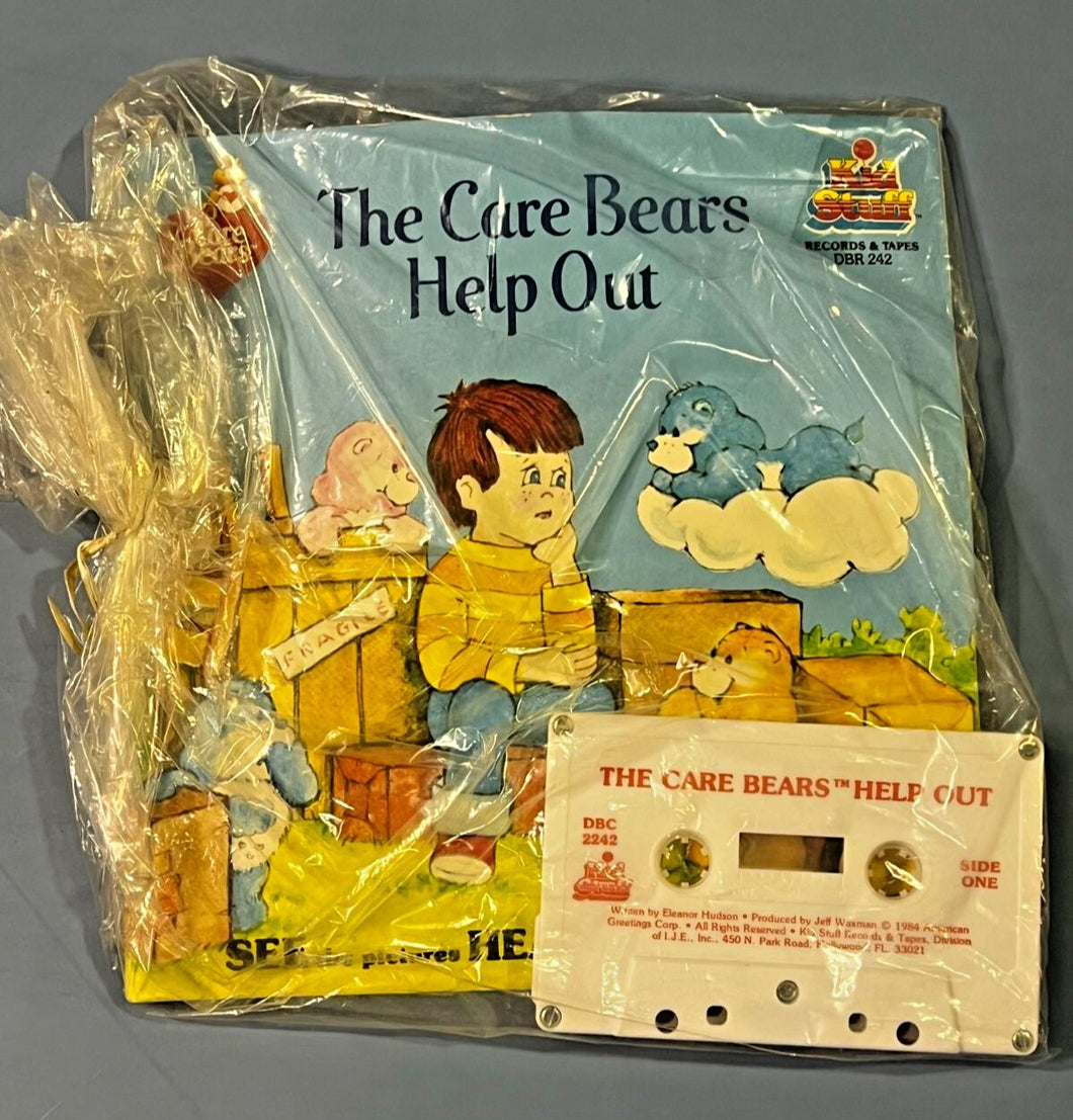 The Care Bears Help Out Talking Story Book & Tape Set