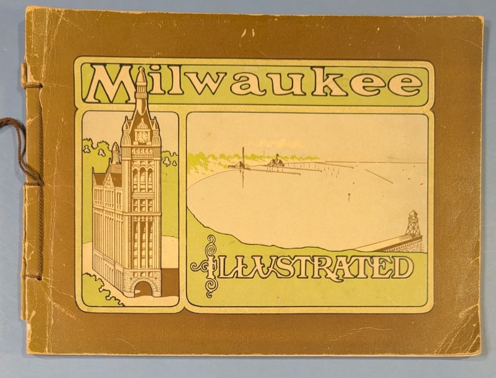 Antique Milwaukee Illustrated E.G. Kropp Souvenir Photo Book Booklet (ca. 1920s)