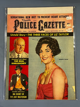 Load image into Gallery viewer, National Police Gazette Magazine Nov 1960 Elizabeth Taylor Khrushchev
