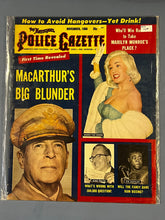 Load image into Gallery viewer, National Police Gazette Nov 1955 MacArthur&#39;s Blunder Mamie Van Doren

