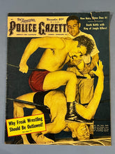 Load image into Gallery viewer, The National Police Gazette Magazine November 1950 Joe Louis Wrestling
