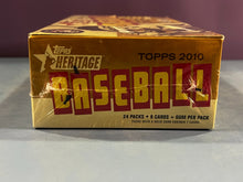 Load image into Gallery viewer, 2010 Topps Heritage Baseball 24 Pack Sealed Hobby Box
