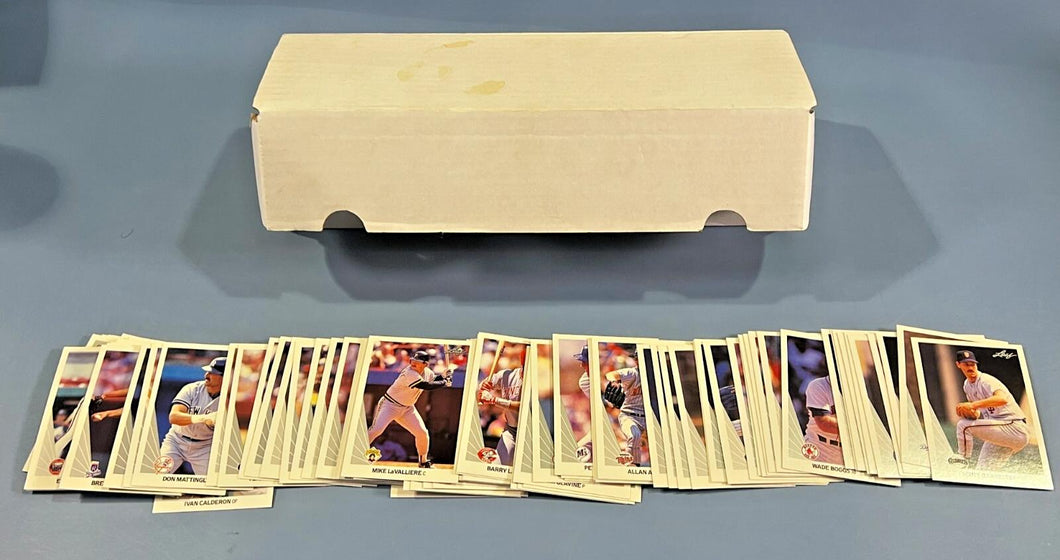 1990 Leaf Baseball Set High Grade, Missing Sammy Sosa and Thomas Rookie Cards