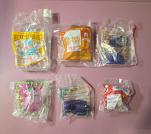 Load image into Gallery viewer, Lot of 6 Vintage McDonald&#39;s Happy Meal Toys Sealed 1993-1998 Disney
