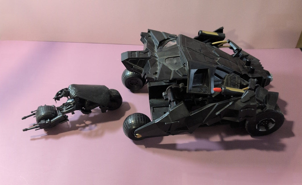 Batman Dark Knight Stealth Launch Batmobile with Bat-Pod (2008 Mattel)