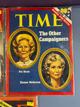 Load image into Gallery viewer, Lot of 5 Vintage Time Magazines 1971-1972 Muskie, Hirohito, Connally
