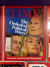 Load image into Gallery viewer, Lot of 5 Vintage Time Magazines 1970s - CIA, Political Wives, Melee 74
