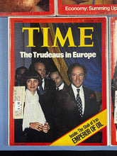 Load image into Gallery viewer, Lot of 5 Vintage Time Magazines 1970s - CIA, Political Wives, Melee 74
