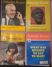Load image into Gallery viewer, Lot of 9 Vintage Saturday Review Magazines - Various Dates &amp; Covers
