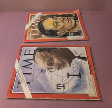 Load image into Gallery viewer, Lot of 2 Vintage 1969 TIME Magazines: Nguyen Van Thieu &amp; Harold Geneen

