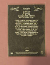 Load image into Gallery viewer, 2009 Topps Heritage Mayo WME-DO David Ortiz Boston Red Sox Baseball Card
