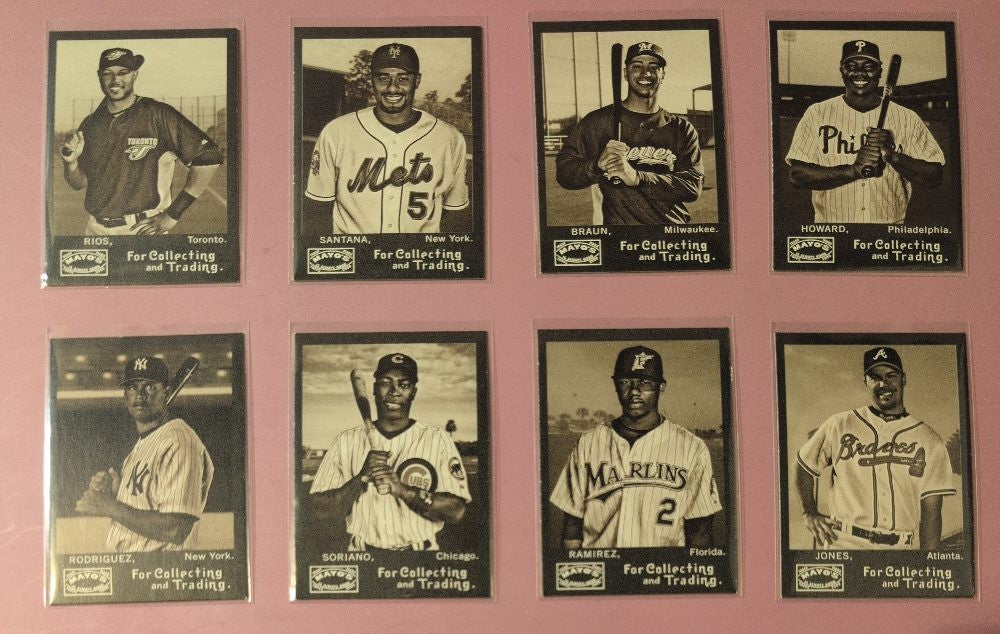 2009 Topps Mayo Baseball Card Lot (8 Cards)