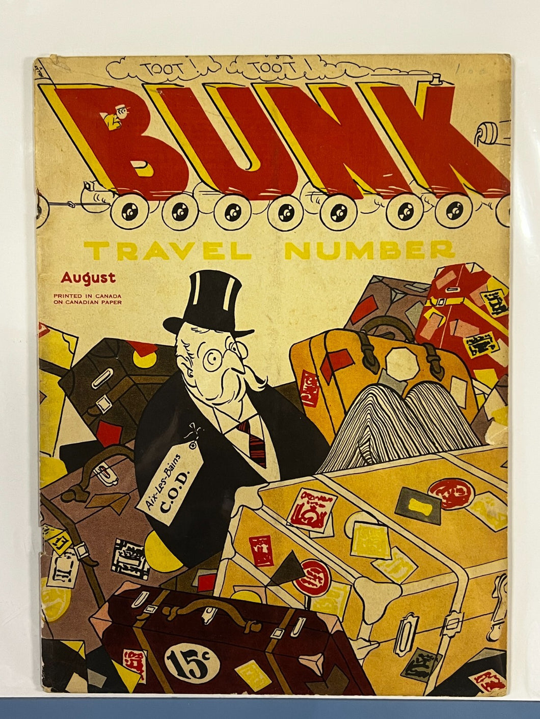 BUNK Magazine August 1932 Travel Number Vol. 2 No. 1 Clayton Rawson