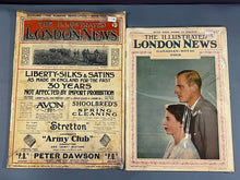 Load image into Gallery viewer, Lot of 2 Vintage The Illustrated London News Magazines 1917 &amp; 1951

