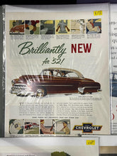 Load image into Gallery viewer, Lot of 10 Vintage Chevrolet Magazine Print Ads 1950s-1970s Car Advertising
