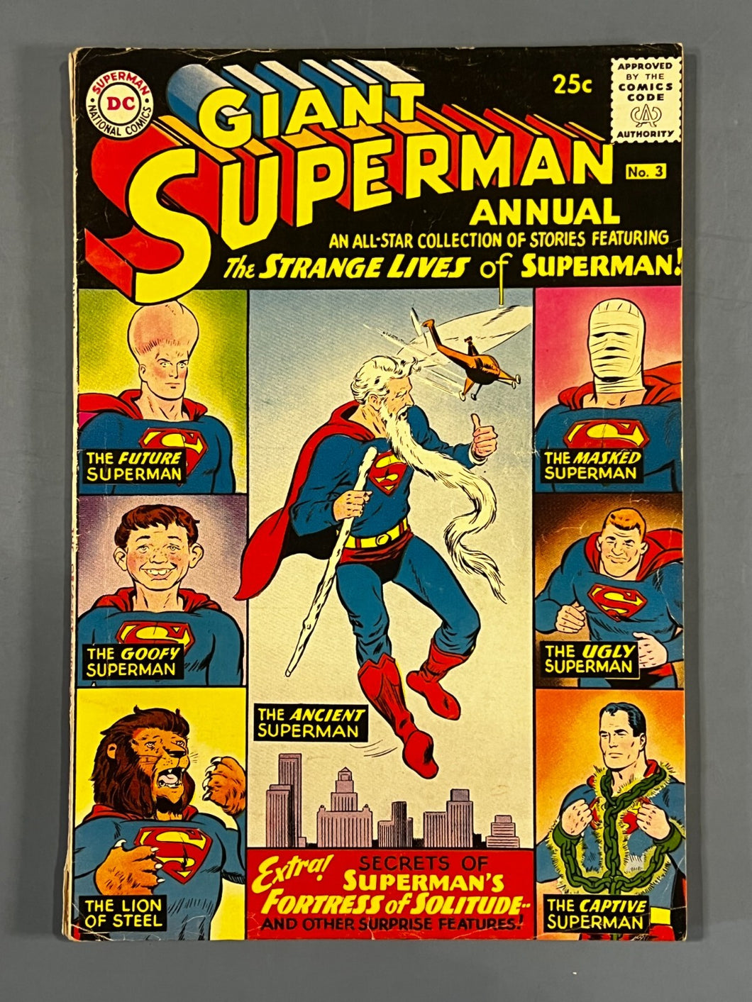 Superman Annual Giant #3 (1961, DC) Comic Book