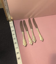 Load image into Gallery viewer, Set of 4 Wallace Stradivari Ornate Handle Grande Baroque Butter Spreader Knife
