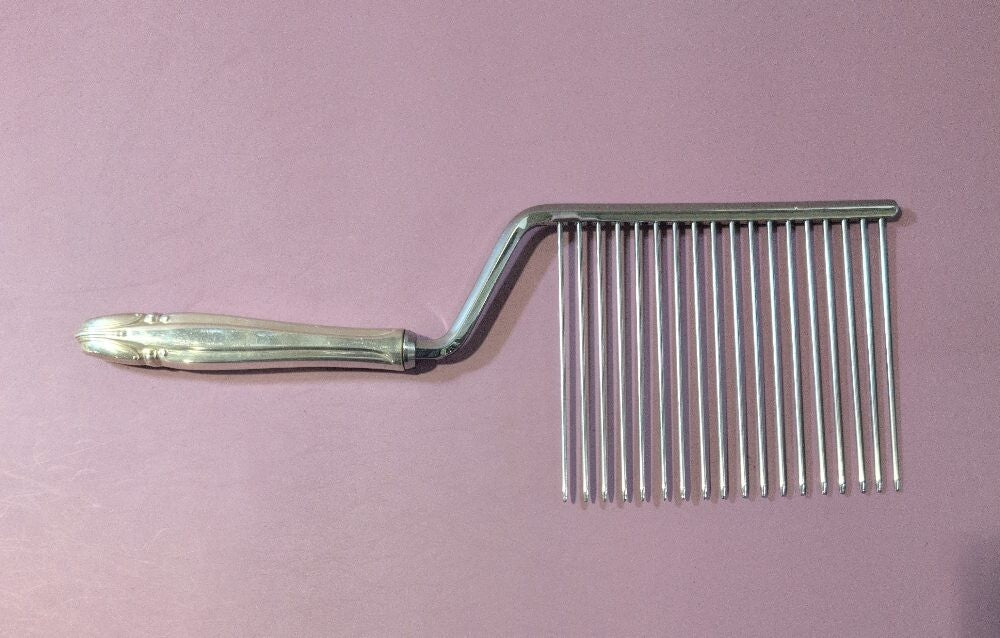 Wallace Stradivari Sterling Silver Handle Cake Breaker Comb Server