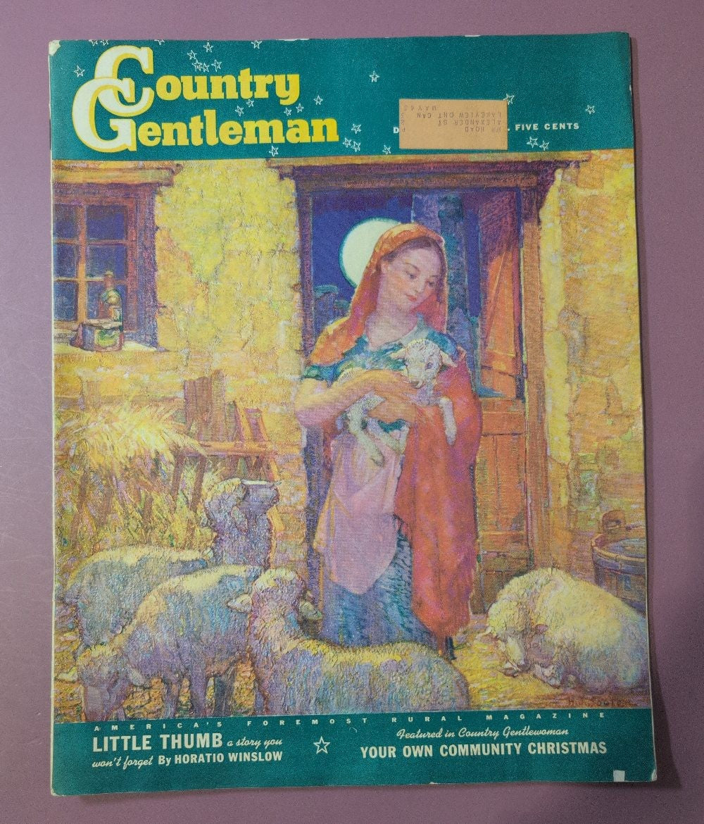 Country Gentleman Magazine Christmas Issue feat. Horatio Winslow c. 1941
