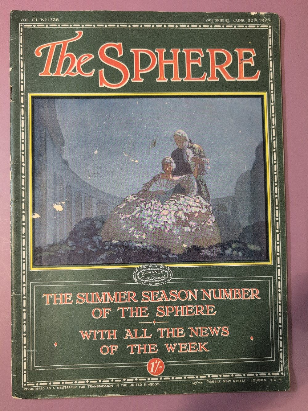 The Sphere Magazine June 20th 1925 Vol CI No 1326 Summer Season Number