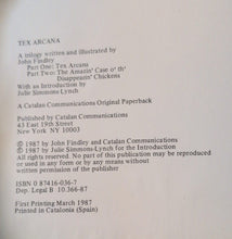 Load image into Gallery viewer, John Findley Tex Arcana Graphic Novel Catalan Communications 1987
