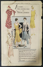 Load image into Gallery viewer, LA Press Montreal 29th June 1929 Mlle Pauline Gadbois Tennis Poster G
