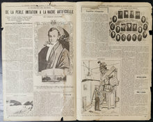 Load image into Gallery viewer, LA Press Montreal 29th June 1929 Mlle Pauline Gadbois Tennis Poster G
