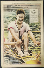 Load image into Gallery viewer, LA Press Montreal 29th August 1930 Joe Wright Rower Poster, Good condition
