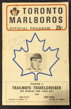 Load image into Gallery viewer, 1970 MLG Toronto Marlboros Jr Hab Score Card With Wayne Woon Autograph
