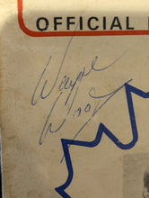 Load image into Gallery viewer, 1970 MLG Toronto Marlboros Jr Hab Score Card With Wayne Woon Autograph
