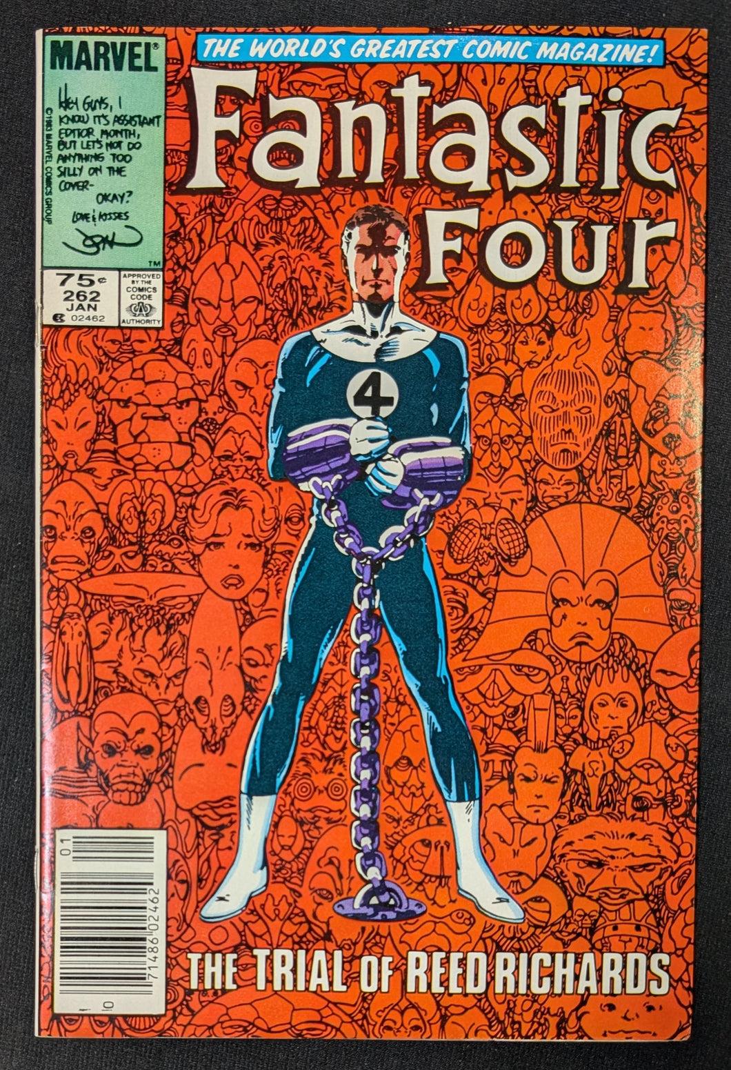 1983 Marvel Fantastic Four Issue 262 VF, CPV
