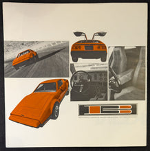 Load image into Gallery viewer, 1974-75 Bricklin Sports Car Color Dealer Poster Style Sales Brochures
